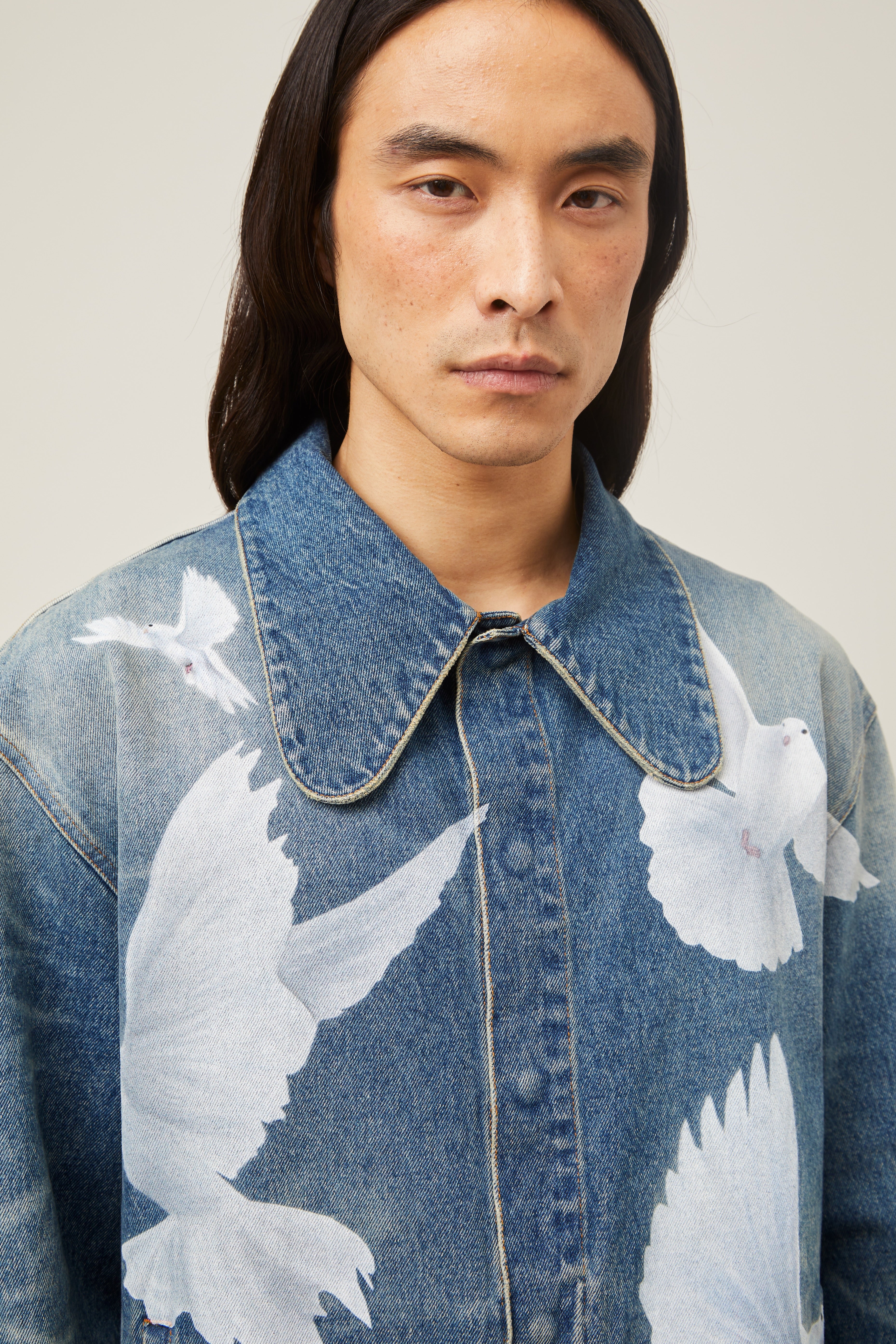 Freedom Doves Denim Jacket