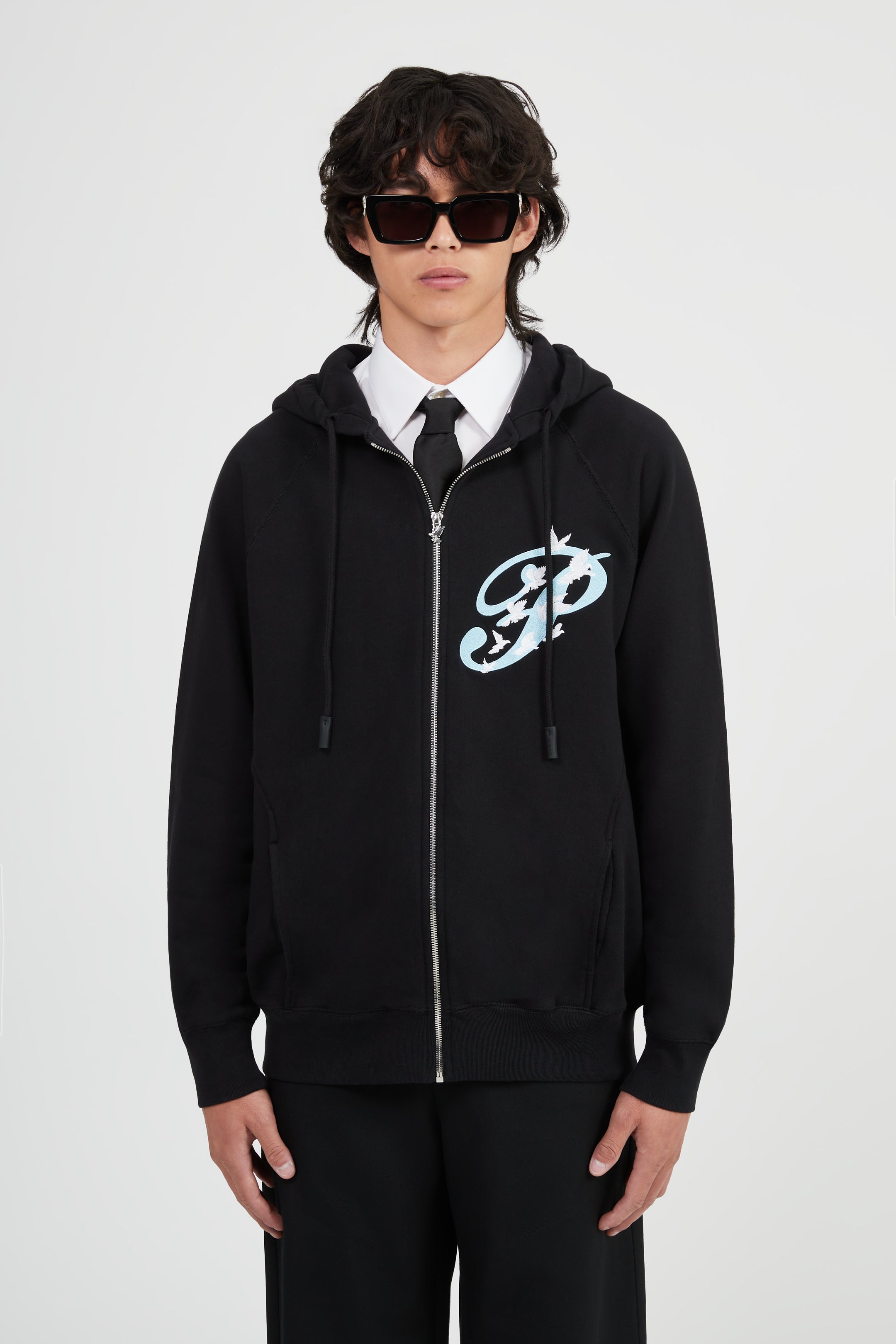 Skateboard Zipped Hooded Sweater