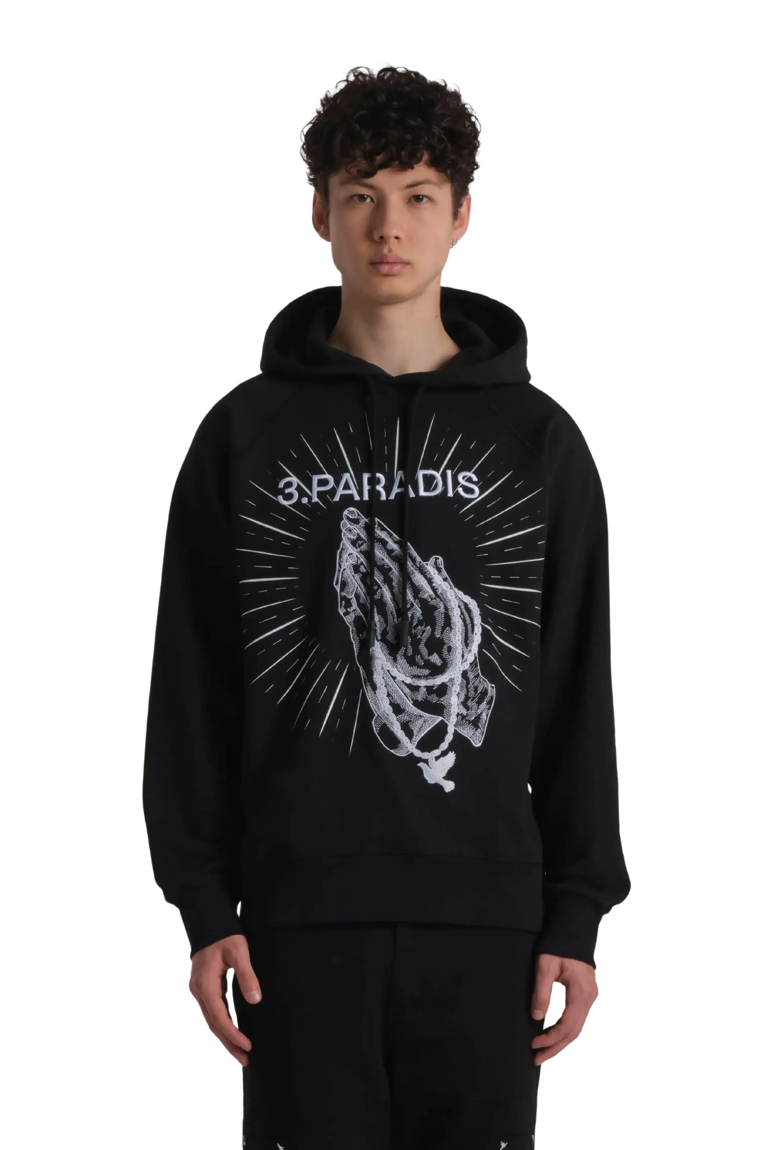 Praying Hands Hooded Sweater