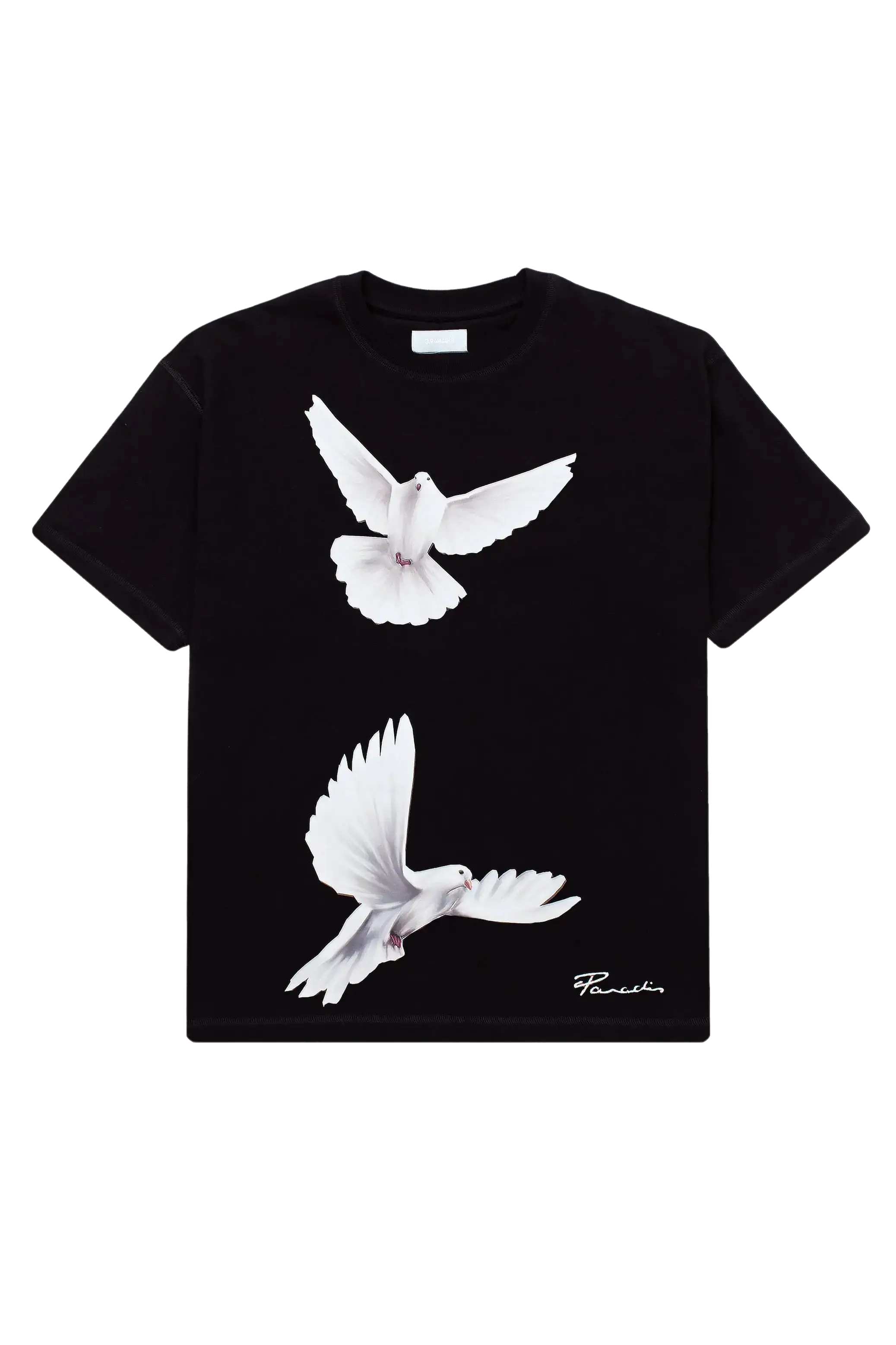 Freedom Doves Cropped Womens T-Shirt