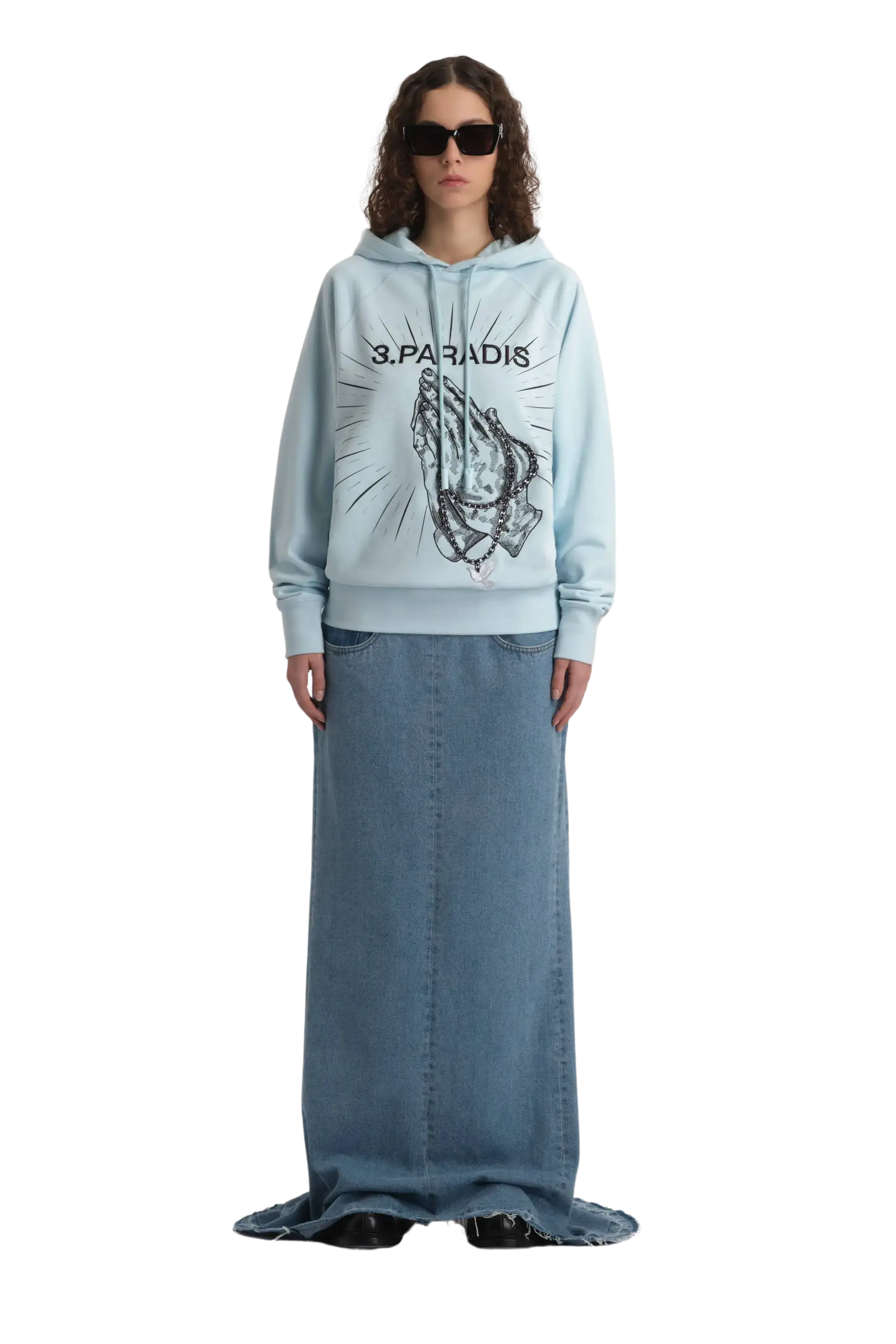 Praying Hands Hooded Sweater