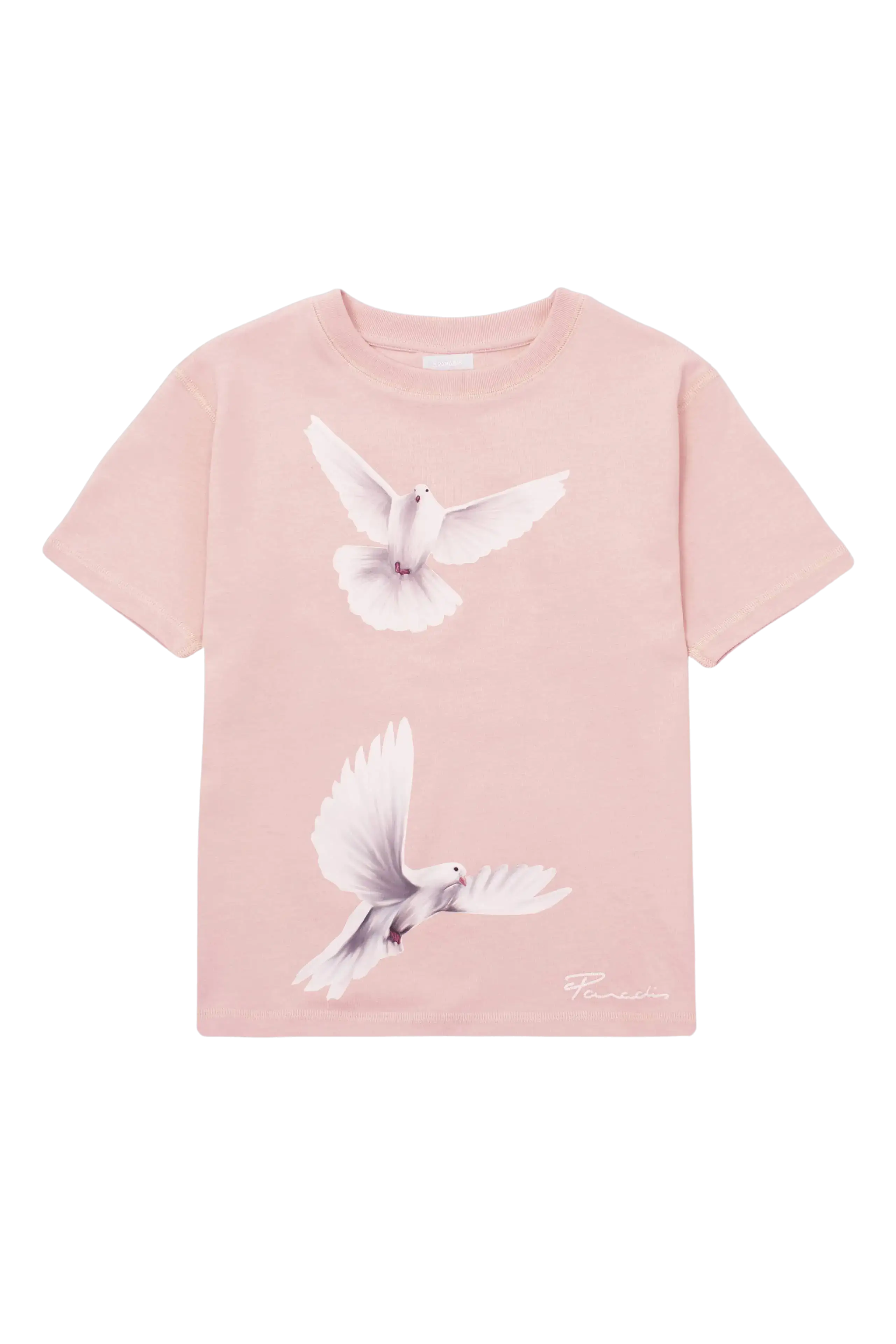 Freedom Doves Cropped Womens T-Shirt