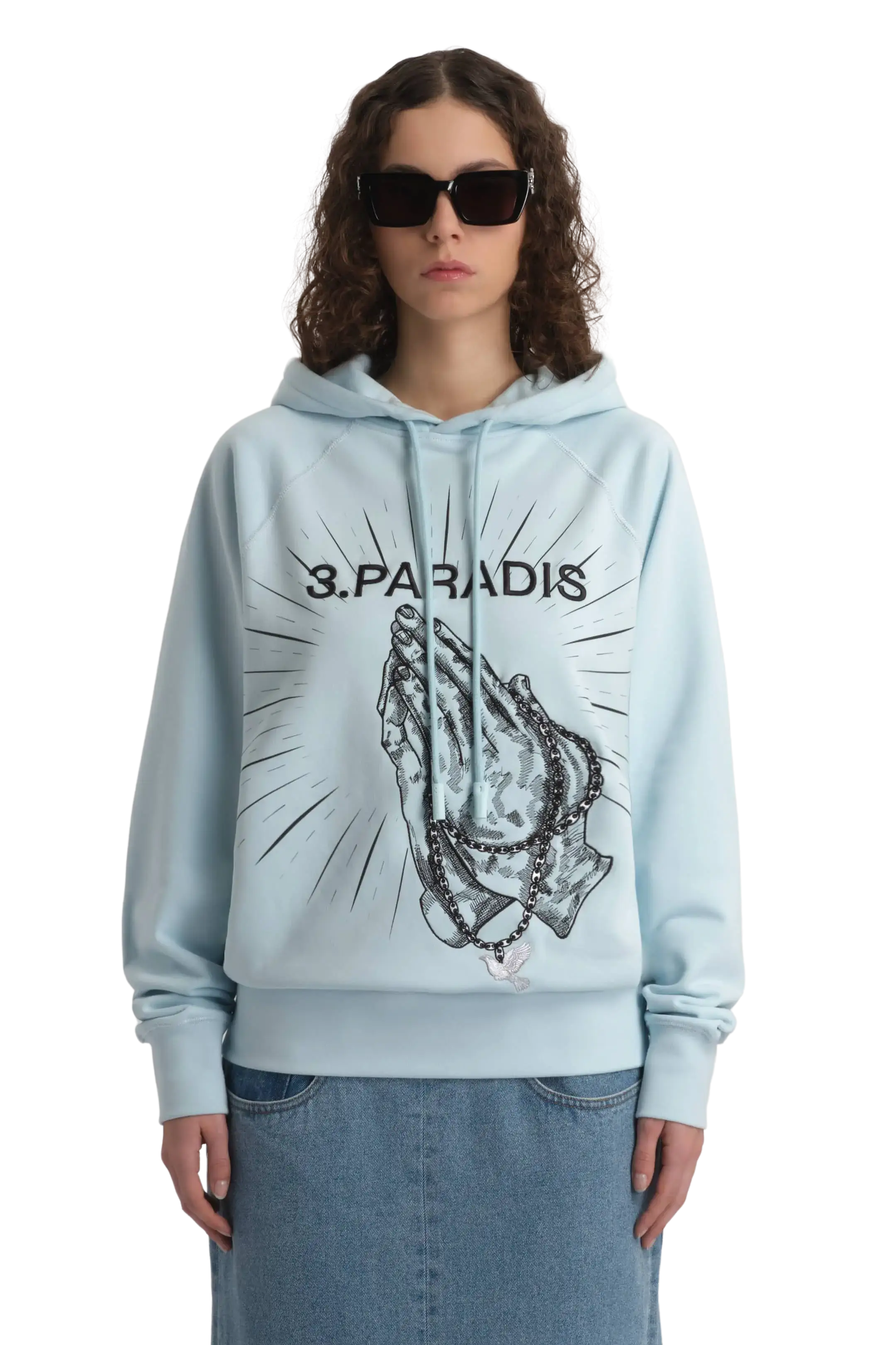 Praying Hands Hooded Sweater