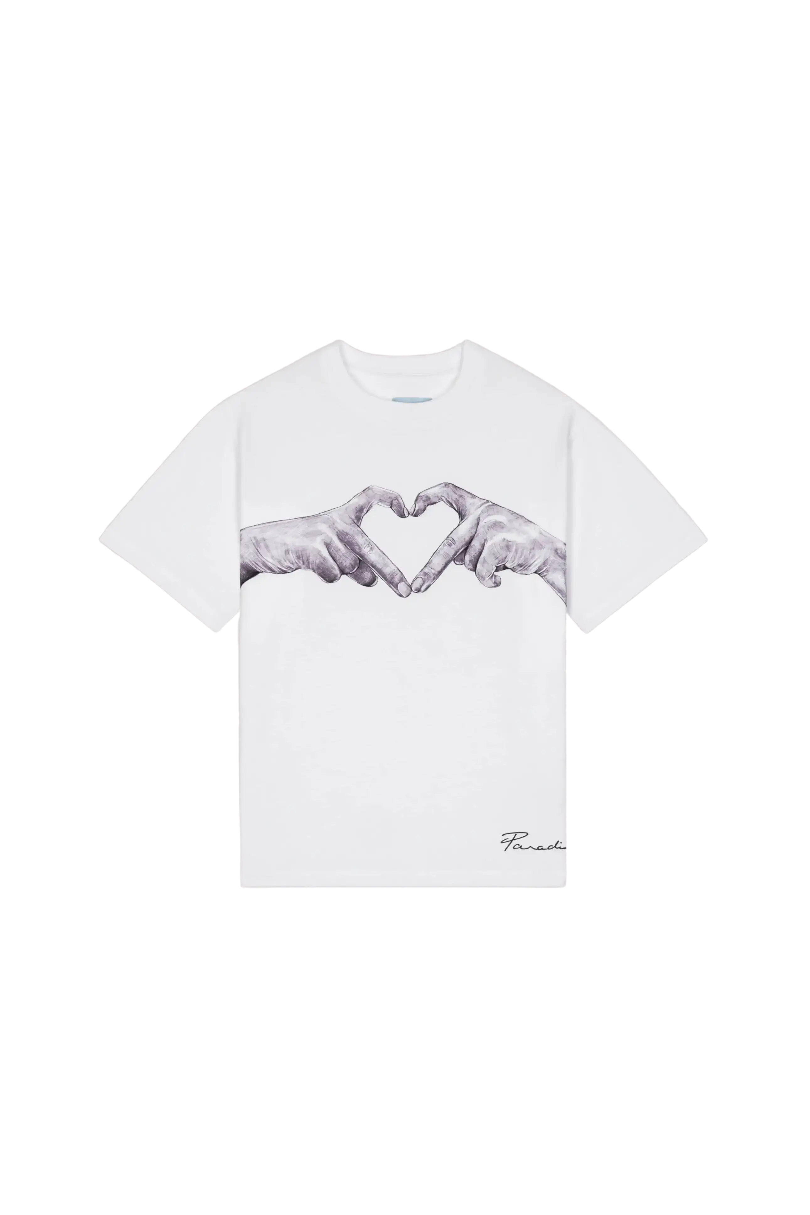 Love Hands Cropped Womens T-Shirt