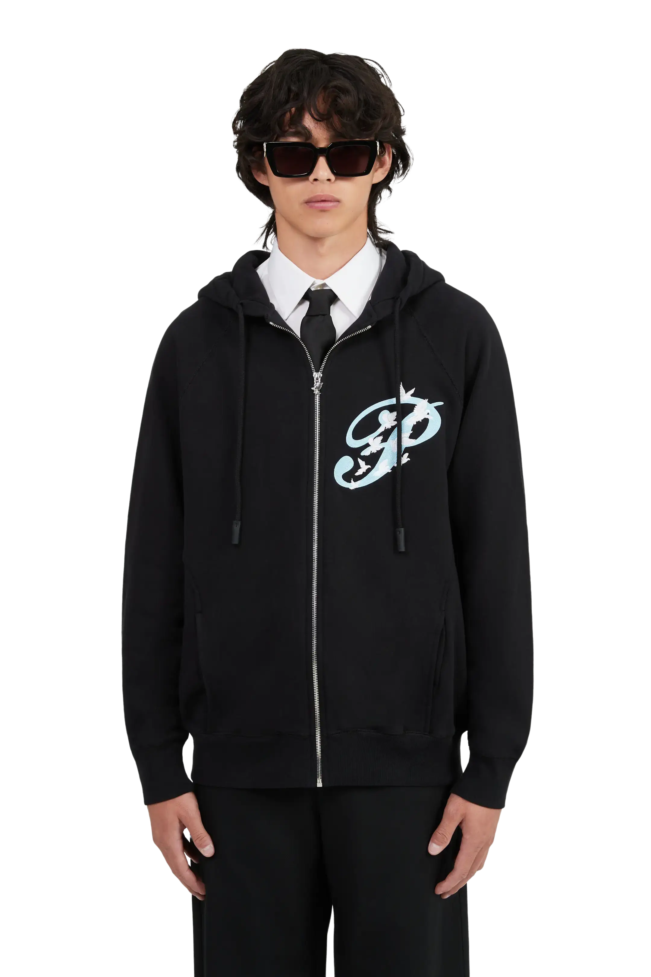 Skateboard Zipped Hooded Sweater