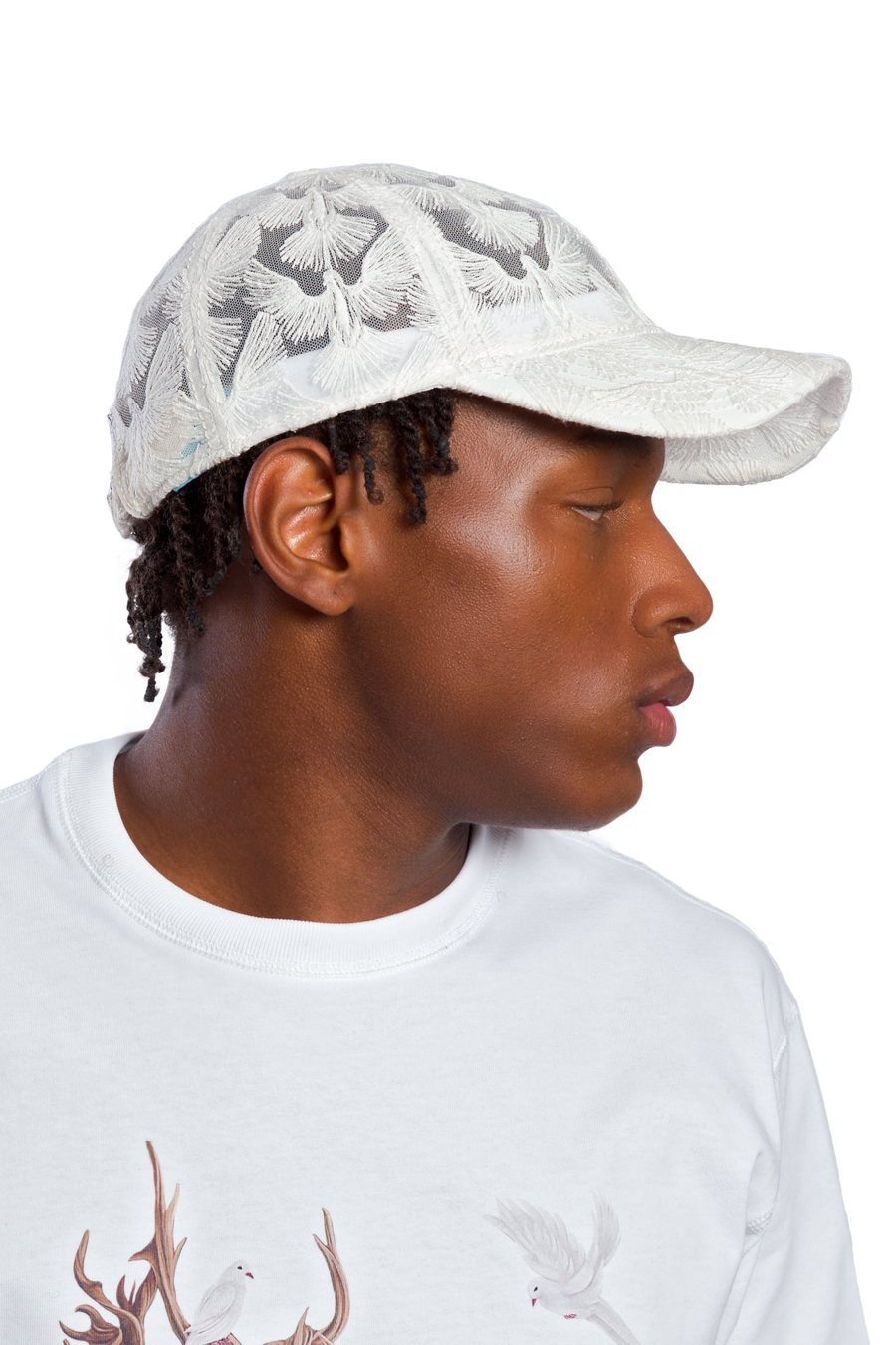 3.PARADIS & New Era - White 9TWENTY Cap Unity Tulle Doves