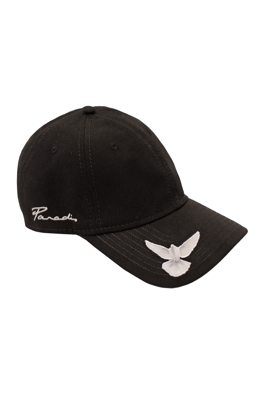 3.PARADIS & New Era - Black 9TWENTY Cap with Dove Brim