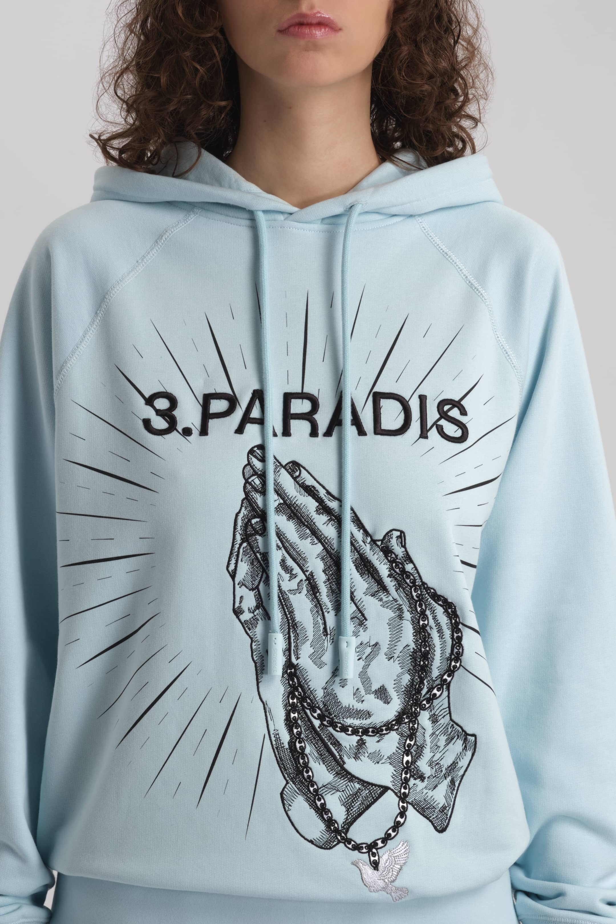 Praying Hands Hooded Sweater
