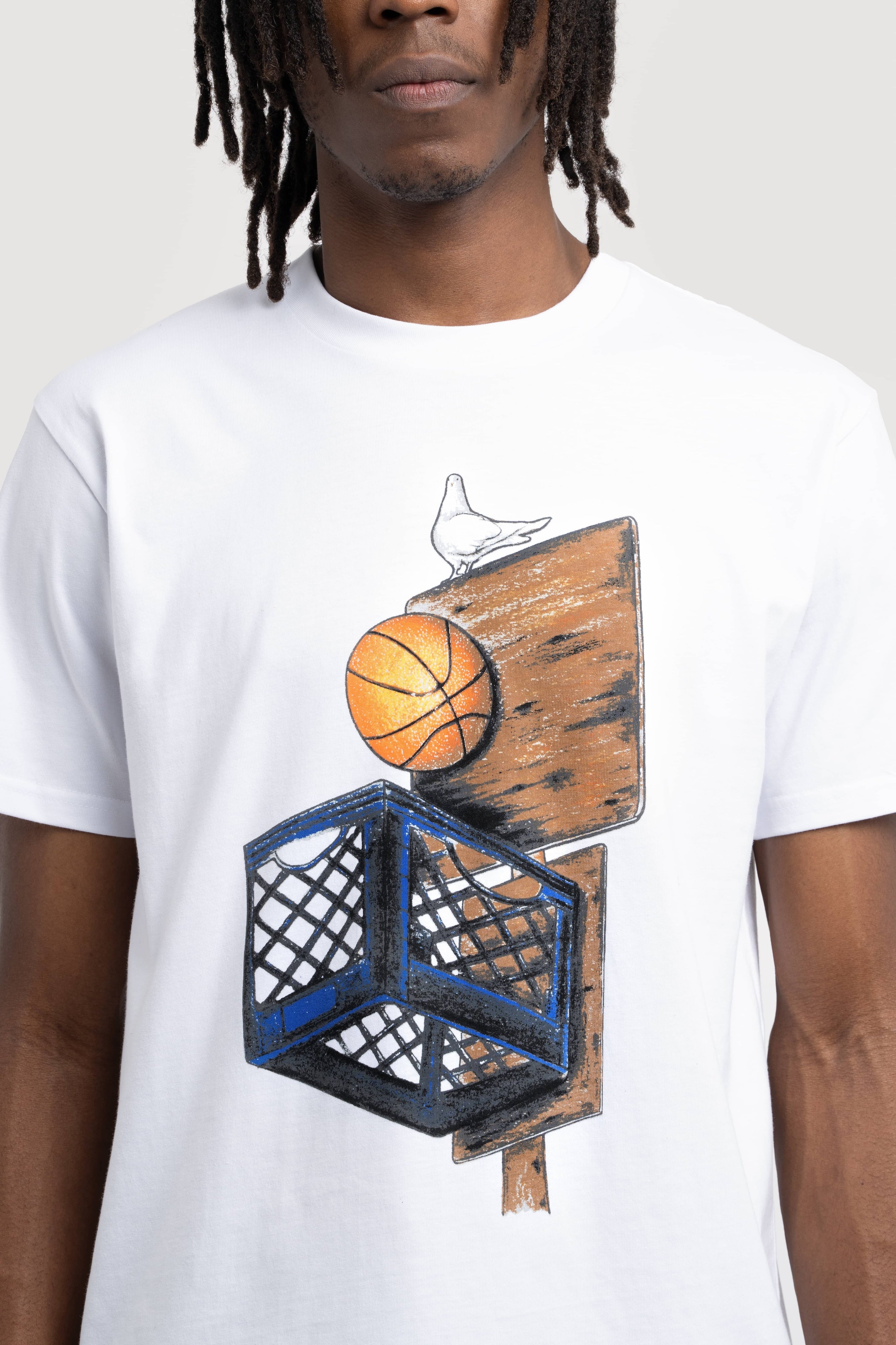 3.PARADIS, Mitchell & Ness and The NBA : Graphic Crate T-Shirt