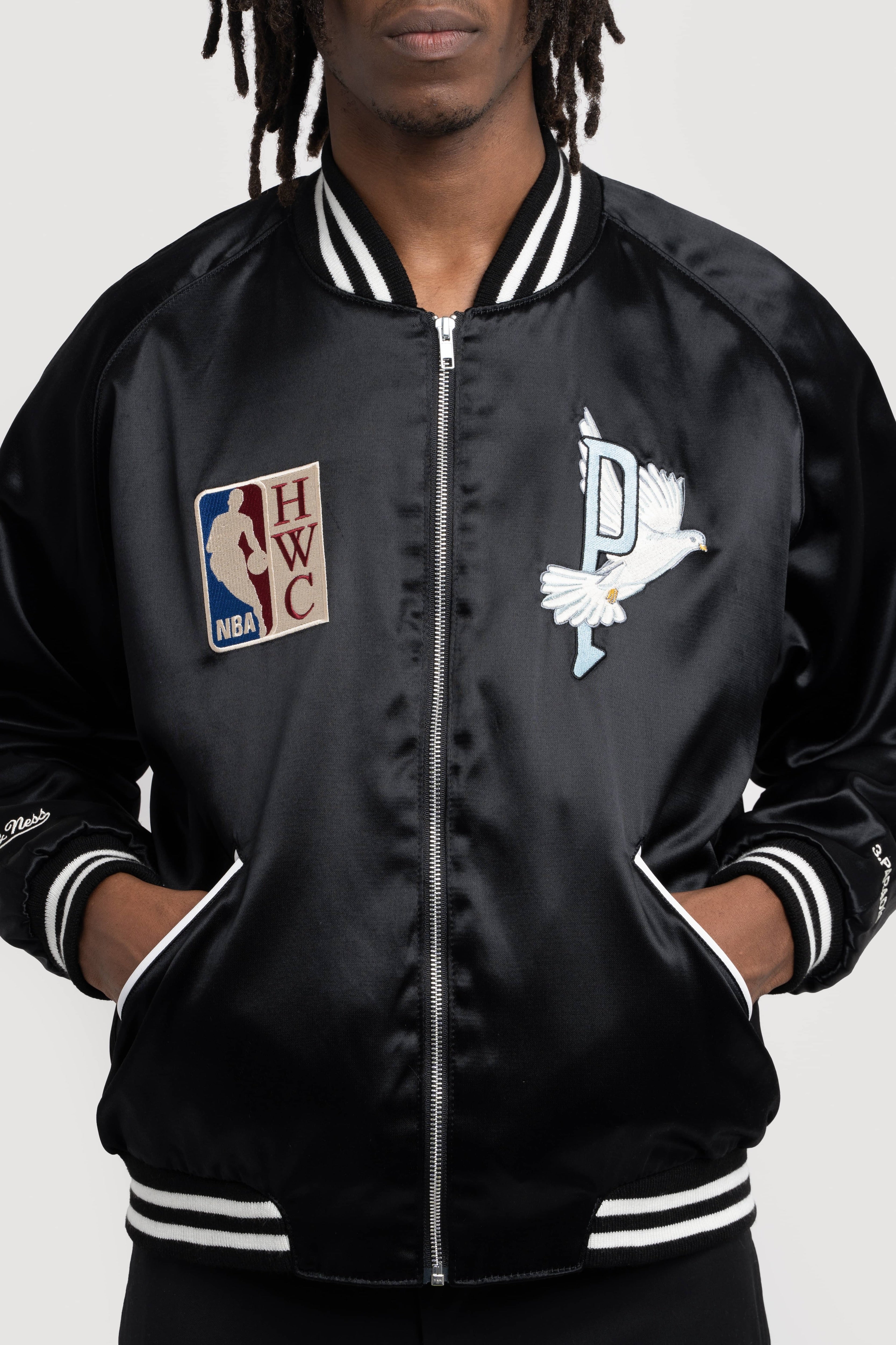 3.PARADIS, Mitchell & Ness and The NBA : PARADIS Varsity Jacket