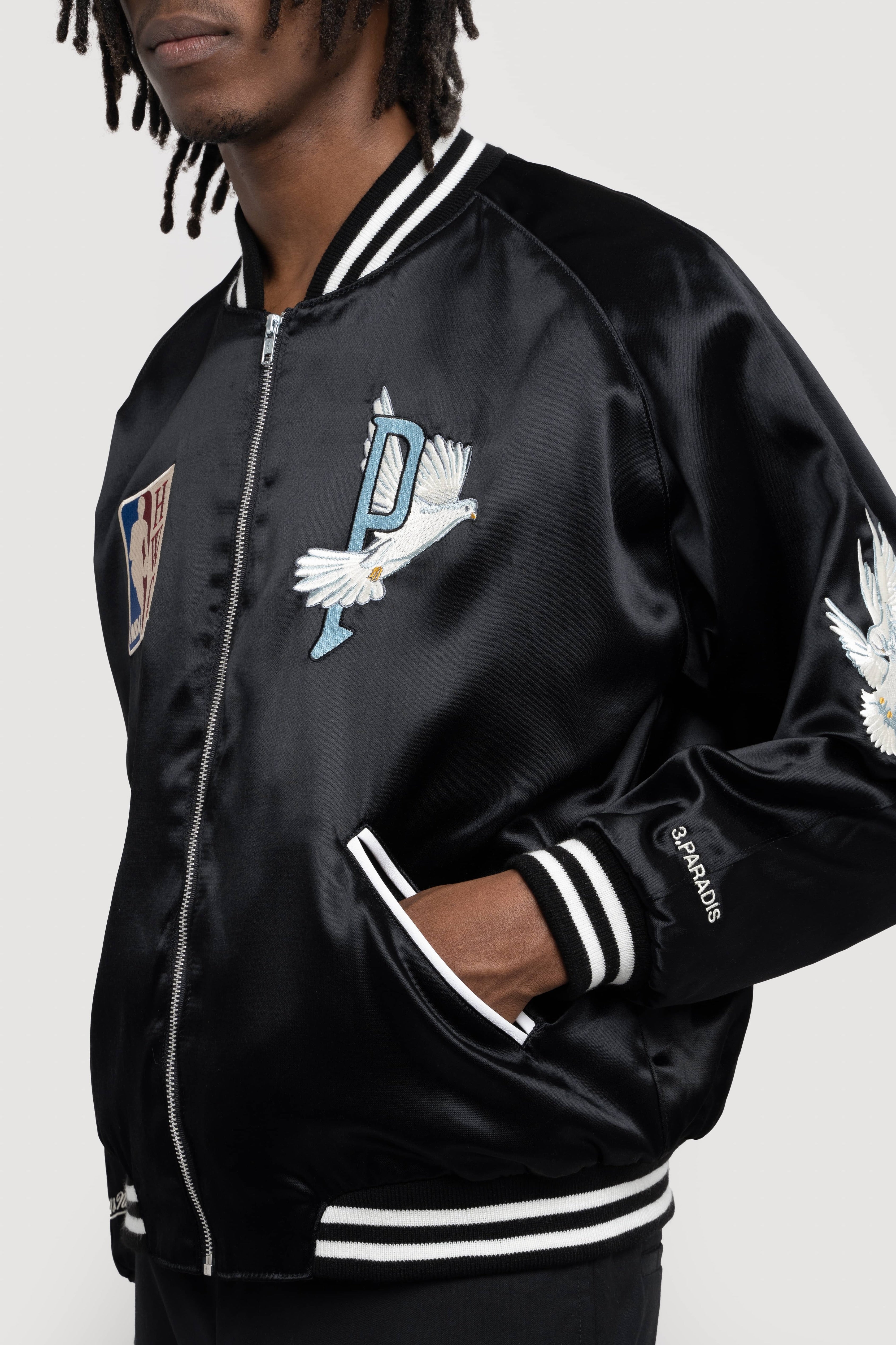 3.PARADIS, Mitchell & Ness and The NBA : PARADIS Varsity Jacket