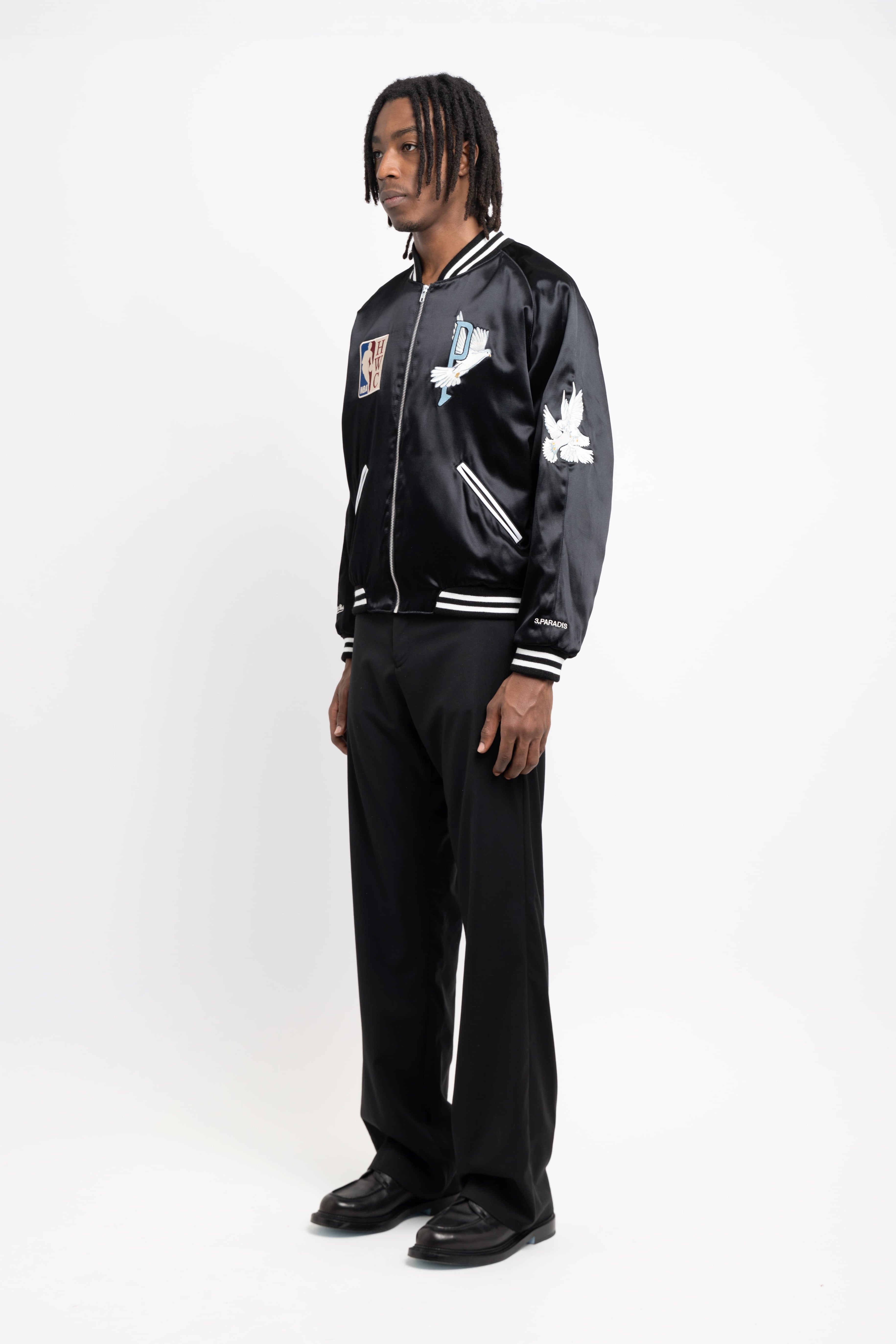 3.PARADIS, Mitchell & Ness and The NBA : PARADIS Varsity Jacket