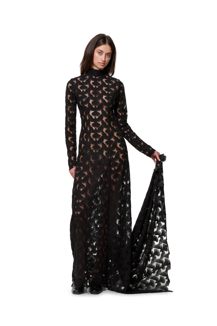 UNITY TULLE BLACK EVENING DRESS