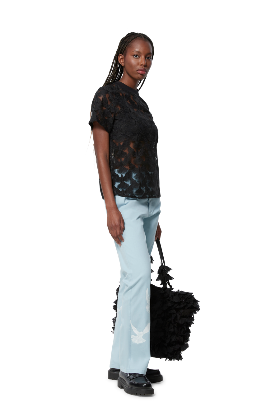 UNITY TULLE BLACK T-SHIRT