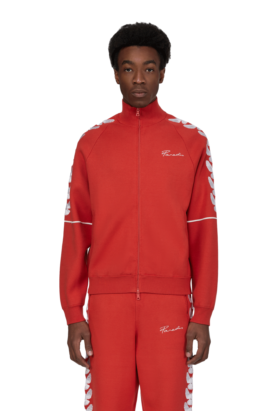 UNITY DOVES RED TRACK JACKET