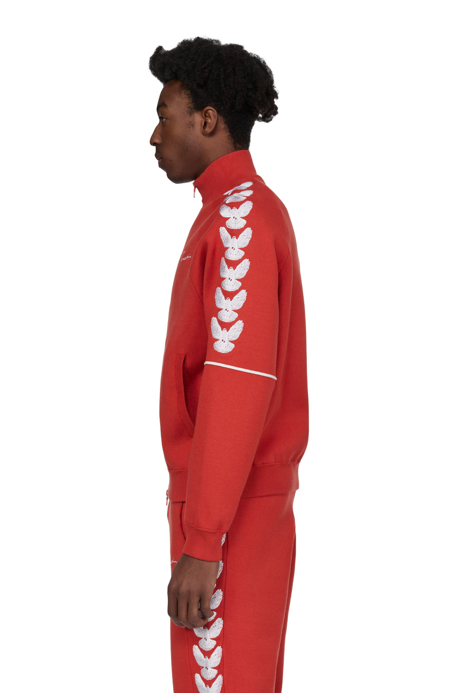 UNITY DOVES RED TRACK JACKET