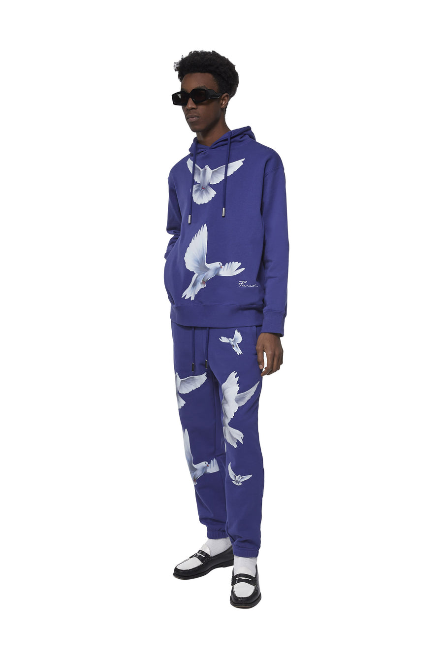 FREEDOM DOVES PERSIAN BLUE LOUNGE PANTS