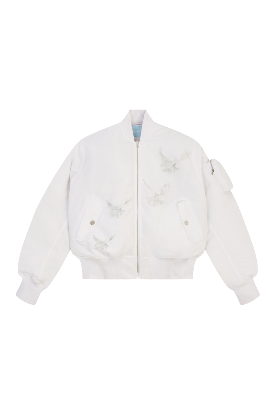 White dove 2025 bomber jacket