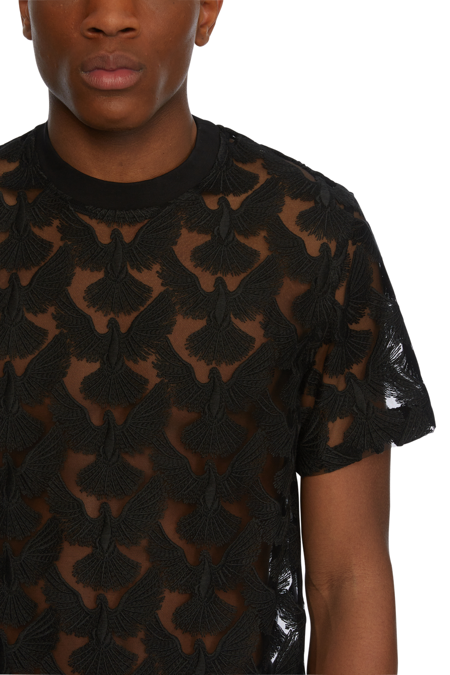 UNITY TULLE BLACK T-SHIRT