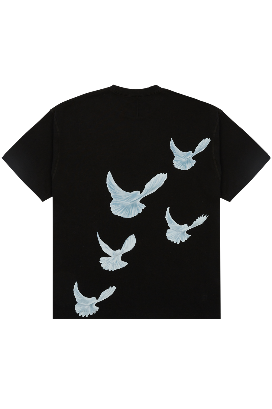 SINGING DOVES BLACK T-SHIRT